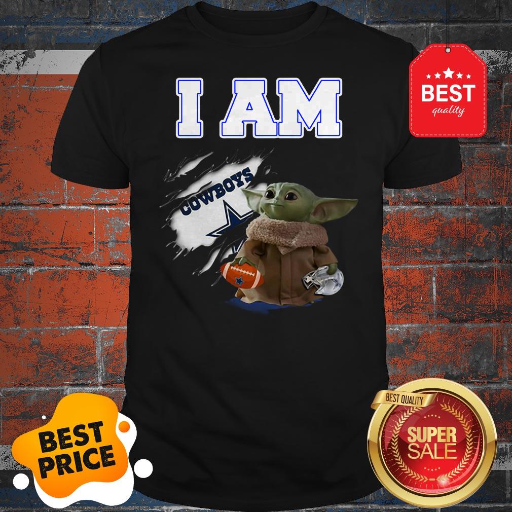 Official Baby Yoda I am Dallas Cowboys Inside Me Shirt