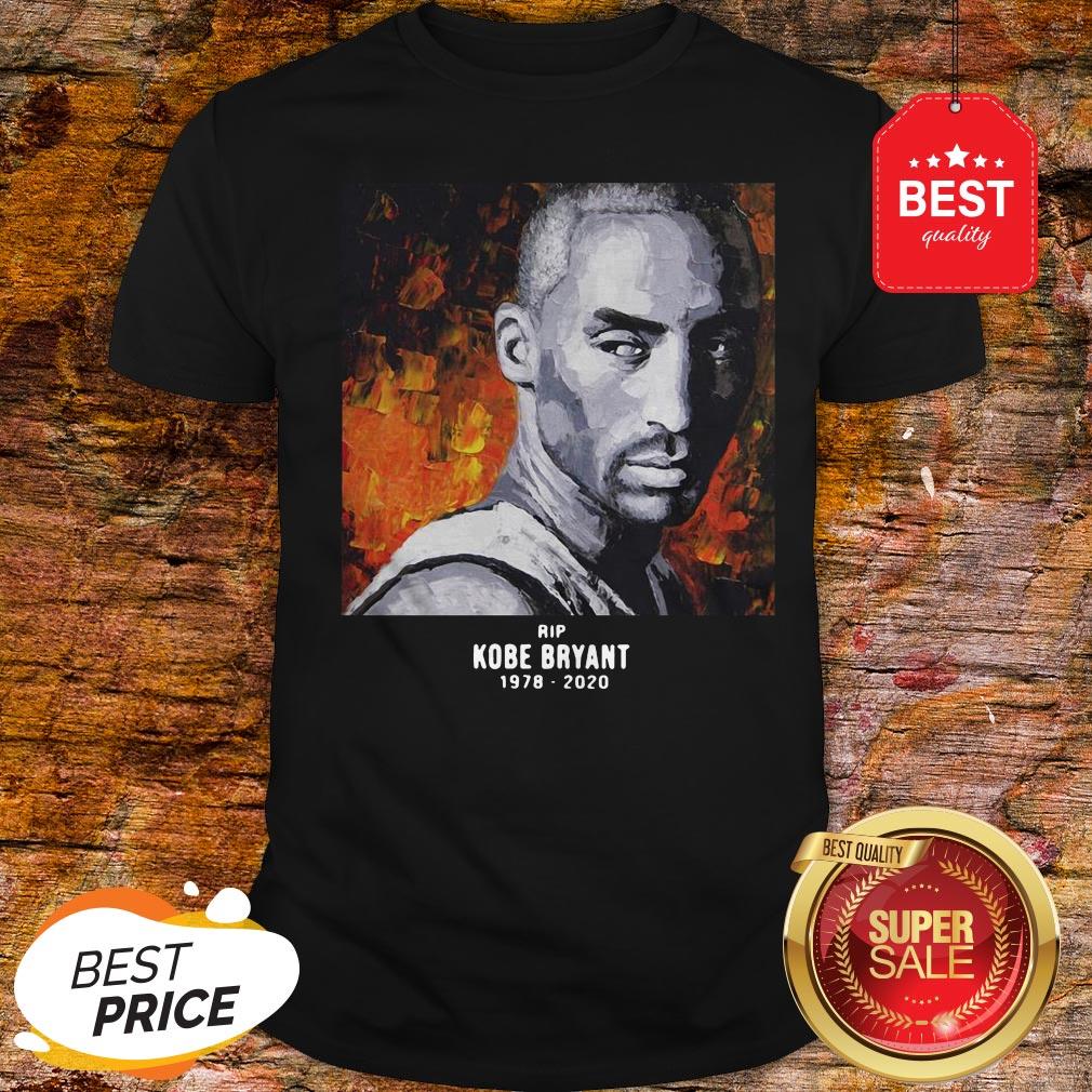 Official Rip Kobe Bryant 1978-2020 Art Oil Paint Shirt