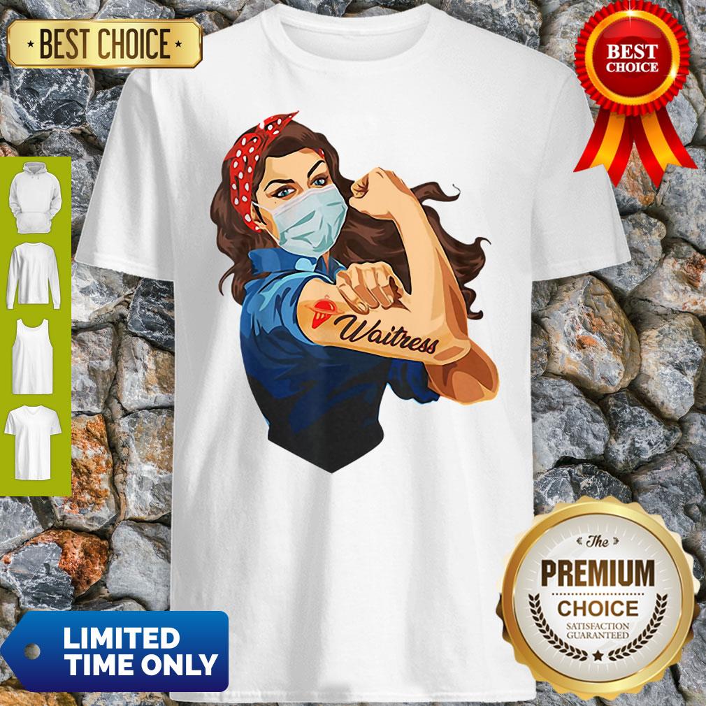 Official Strong Woman Tattoo Waitress Shirt