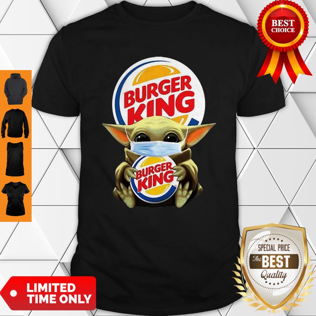 Star Wars Baby Yoda Mask Hug Burger King COVID-19 Shirt