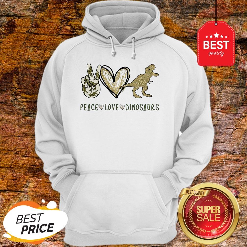 Official Peace Love Dinosaurs Shirt