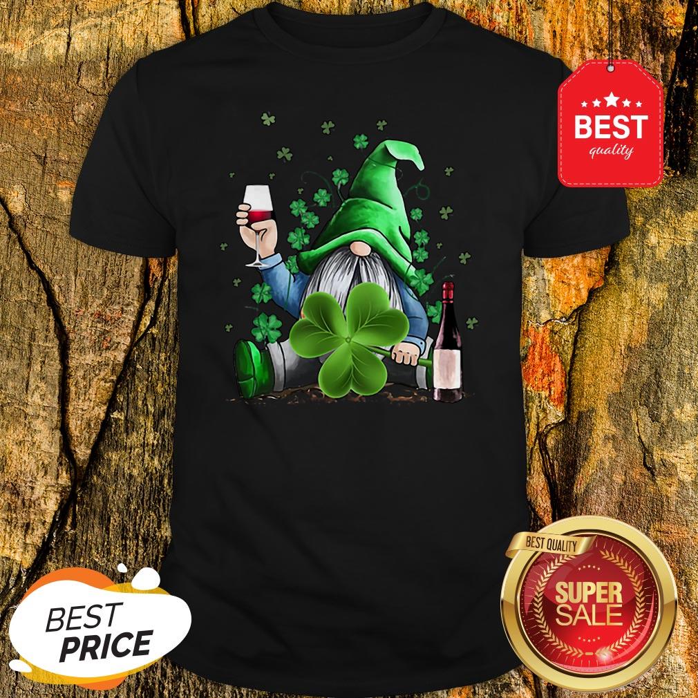 Official Gnomie Irish Drink Wine St. Patrick’s Day Shirt