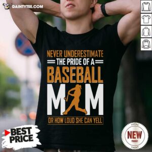 Funny Mim De Baseball Quel Point Elle Peut Crier Fort Tata Shirt