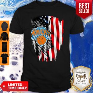 Official New York Knicks Inside American Flag Shirt