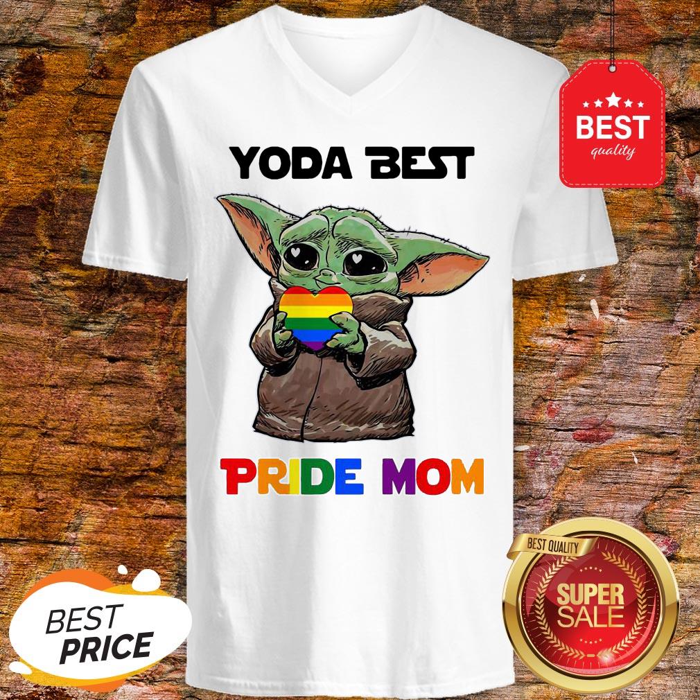Official LGBT Baby Yoda Best Pride Mom Shirt