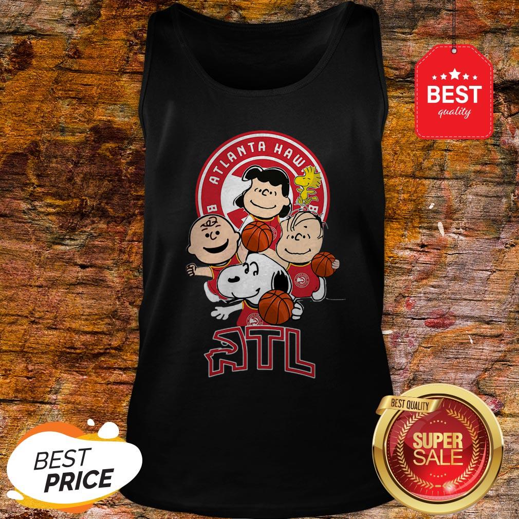 Official The Peanut Atlanta Hawks Basketball Club Atl Shirt