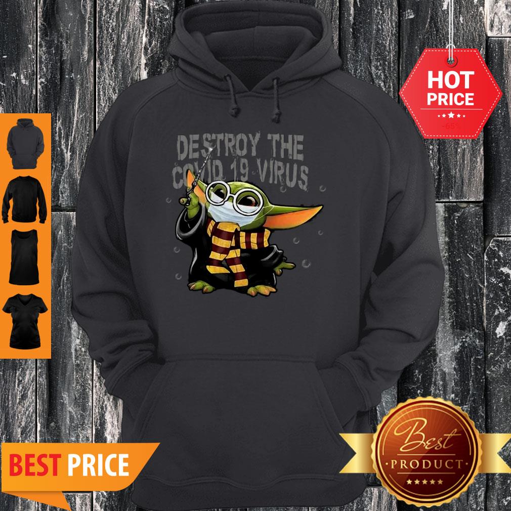 Baby Yoda Mashup Harry Potter Destroy The Covid-19 Virus Shirt