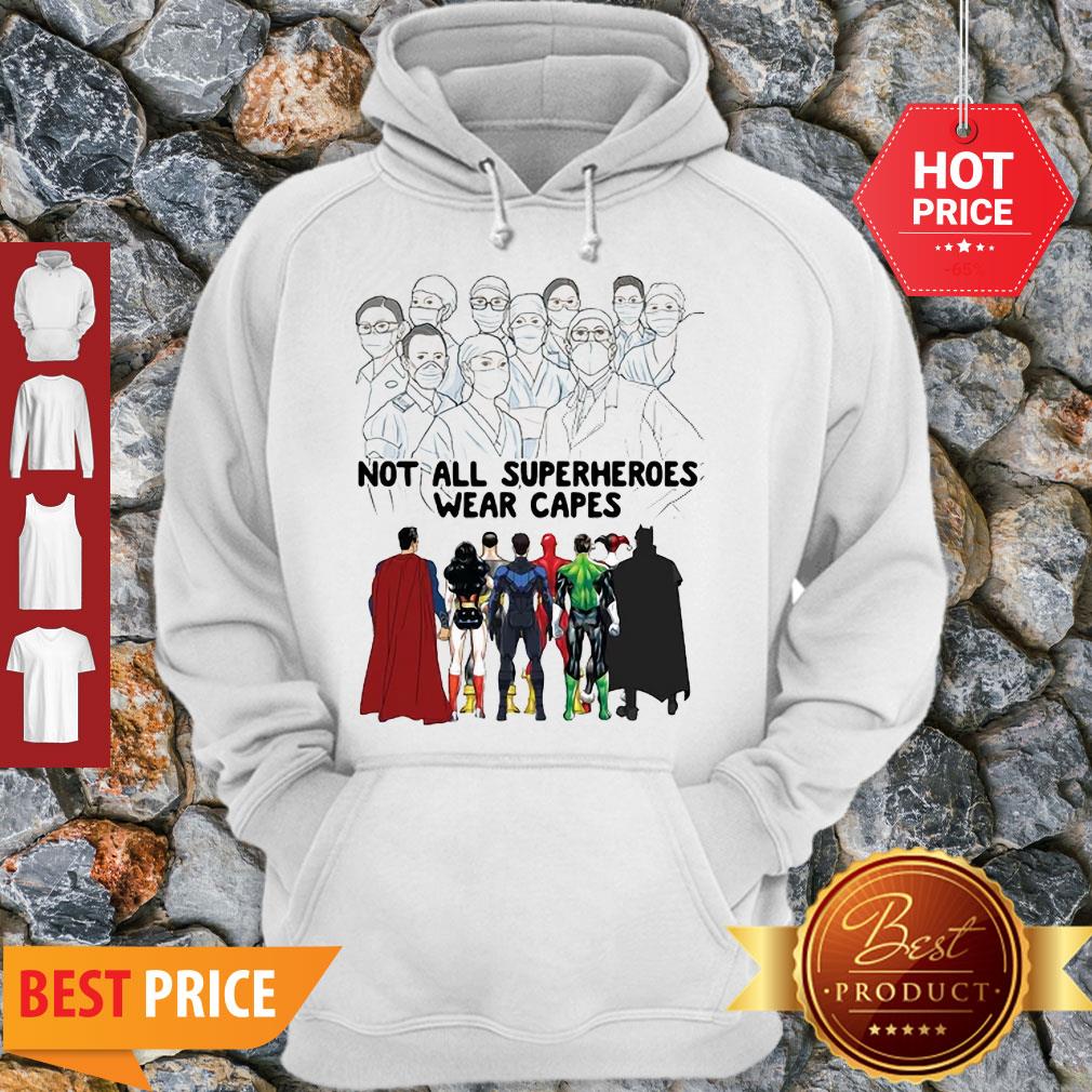 Frontline Staff Not All Superheroes Wear Capes Coronavirus Shirt