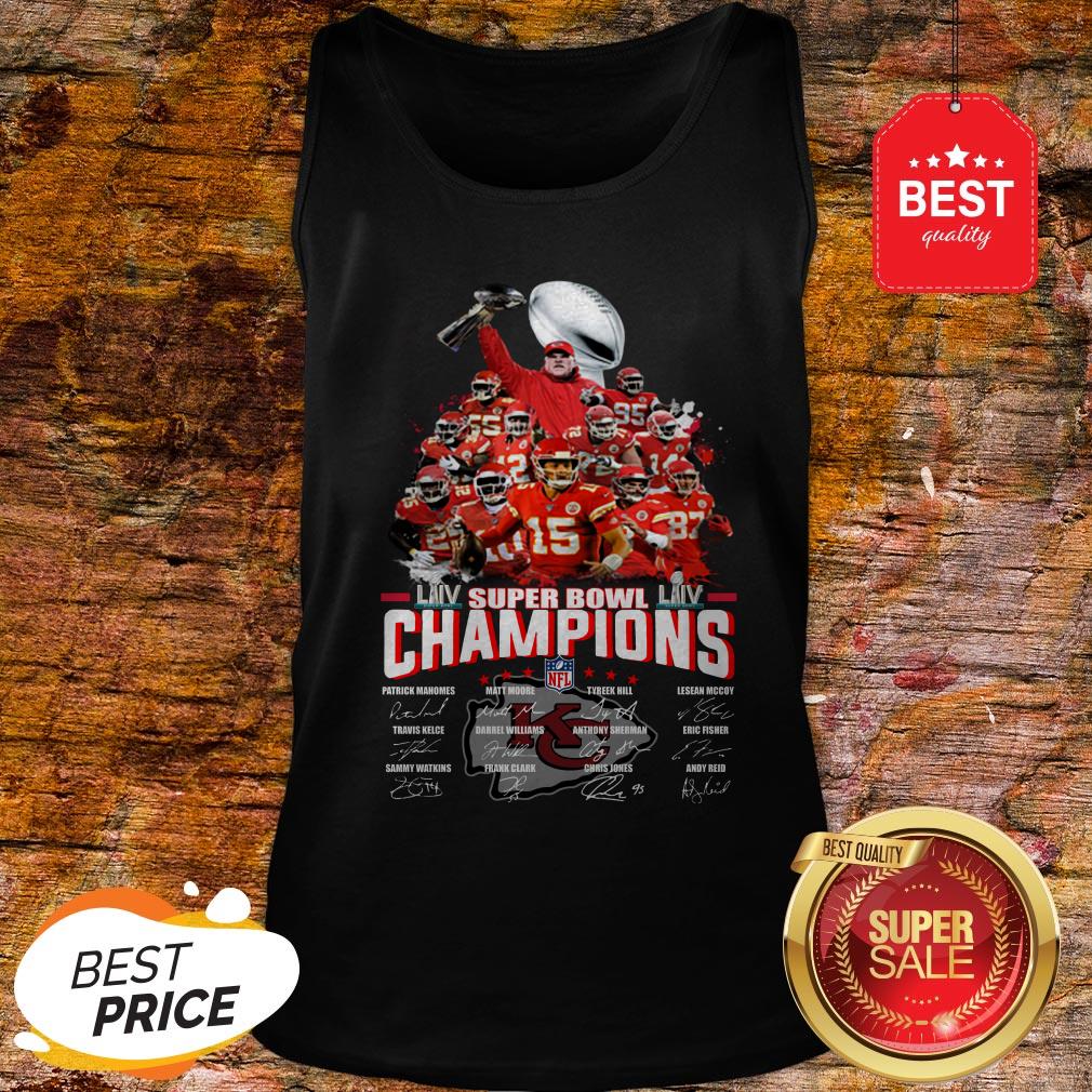 Official Kansas City Chiefs Super Bowl Champions Patrick Mahomes Signed Shirt
