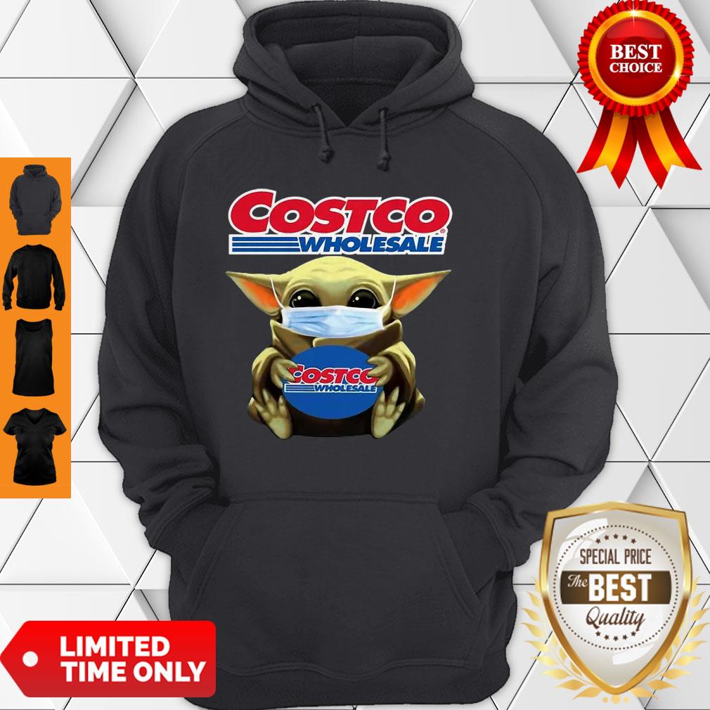 Star Wars Baby Yoda Mask Hug Costco Wholesale COVID-19 Shirt