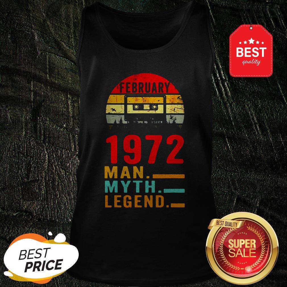 Official February 1972 Man Myth Legend Shirt