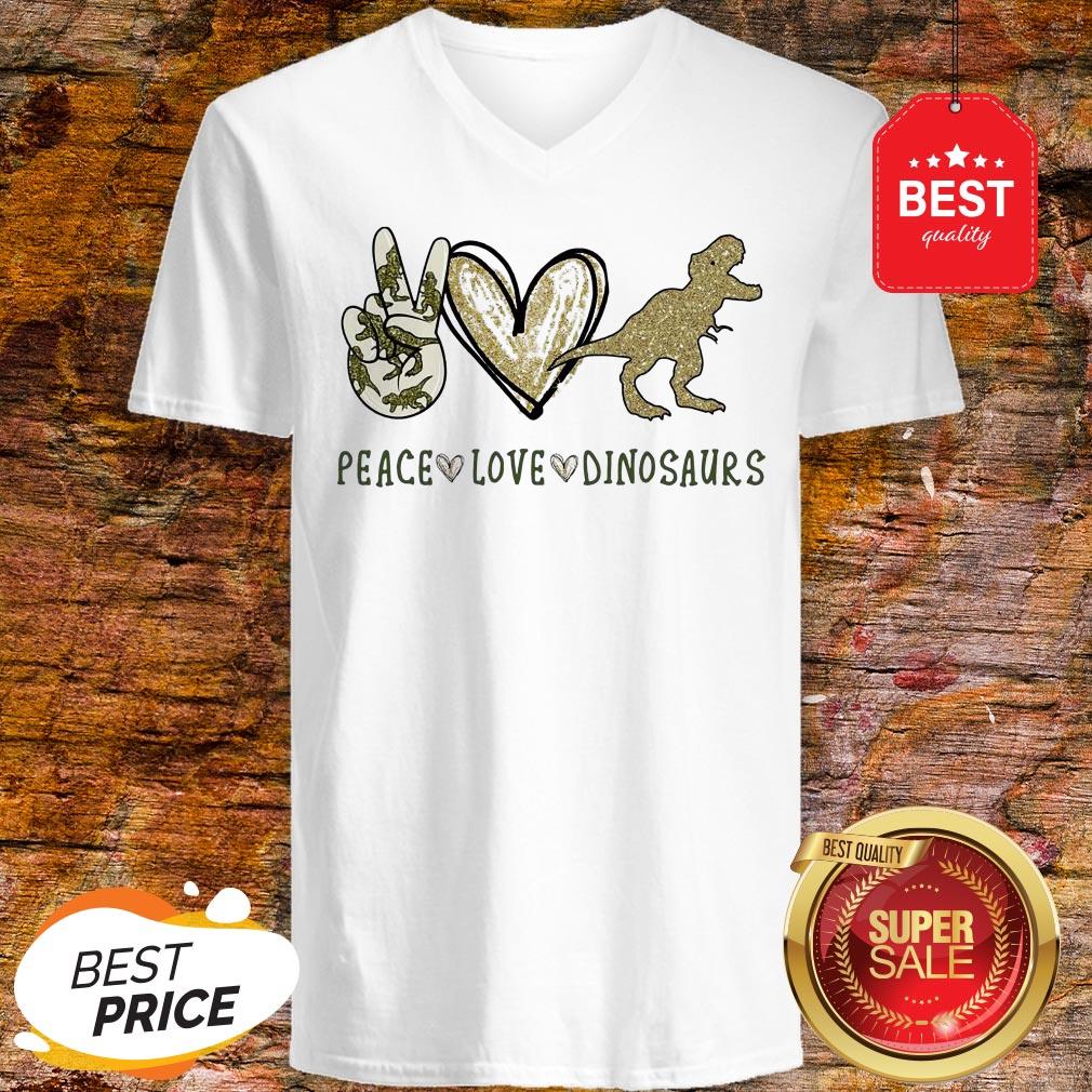 Official Peace Love Dinosaurs Shirt