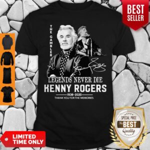 Original Legends Never Die Kenny Rogers Thank You For The Memories Shirt