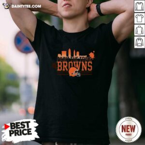 Original Paint The Town Cleveland Browns Football Shirt