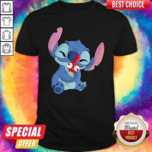 Official Stitch Hug Hey Hey Chicken Shirt