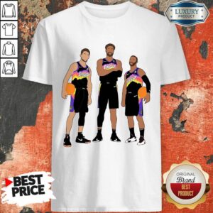 NBA Phoenix Suns Basketball Team Devin Booker Chris Paul Deandre Ayton Shirt