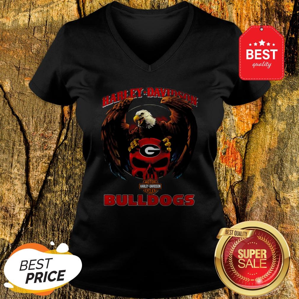 Eagle Harley-Davidson Georgia Bulldogs Logo Shirt