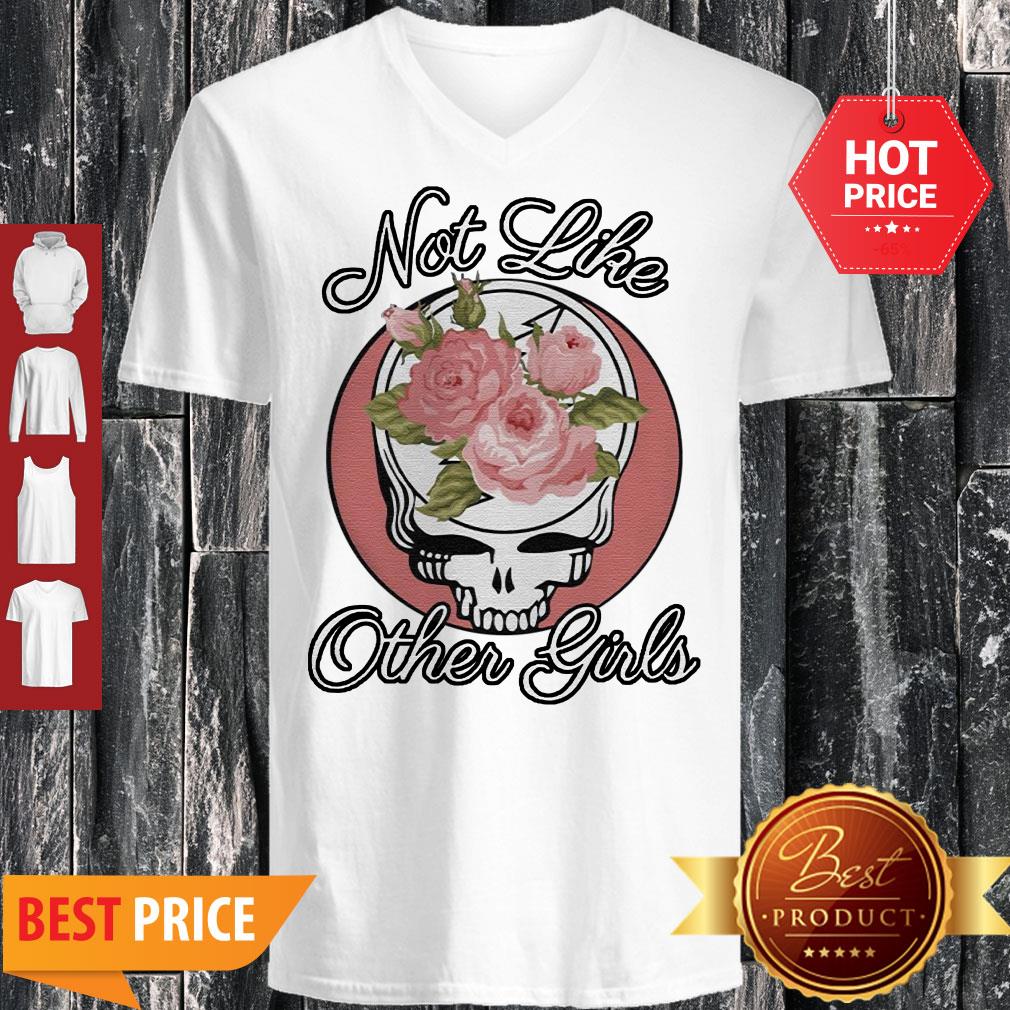 Official Flower Skull Not Like Other Girls Shirt