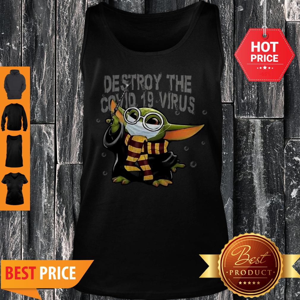 Baby Yoda Mashup Harry Potter Destroy The Covid-19 Virus Shirt
