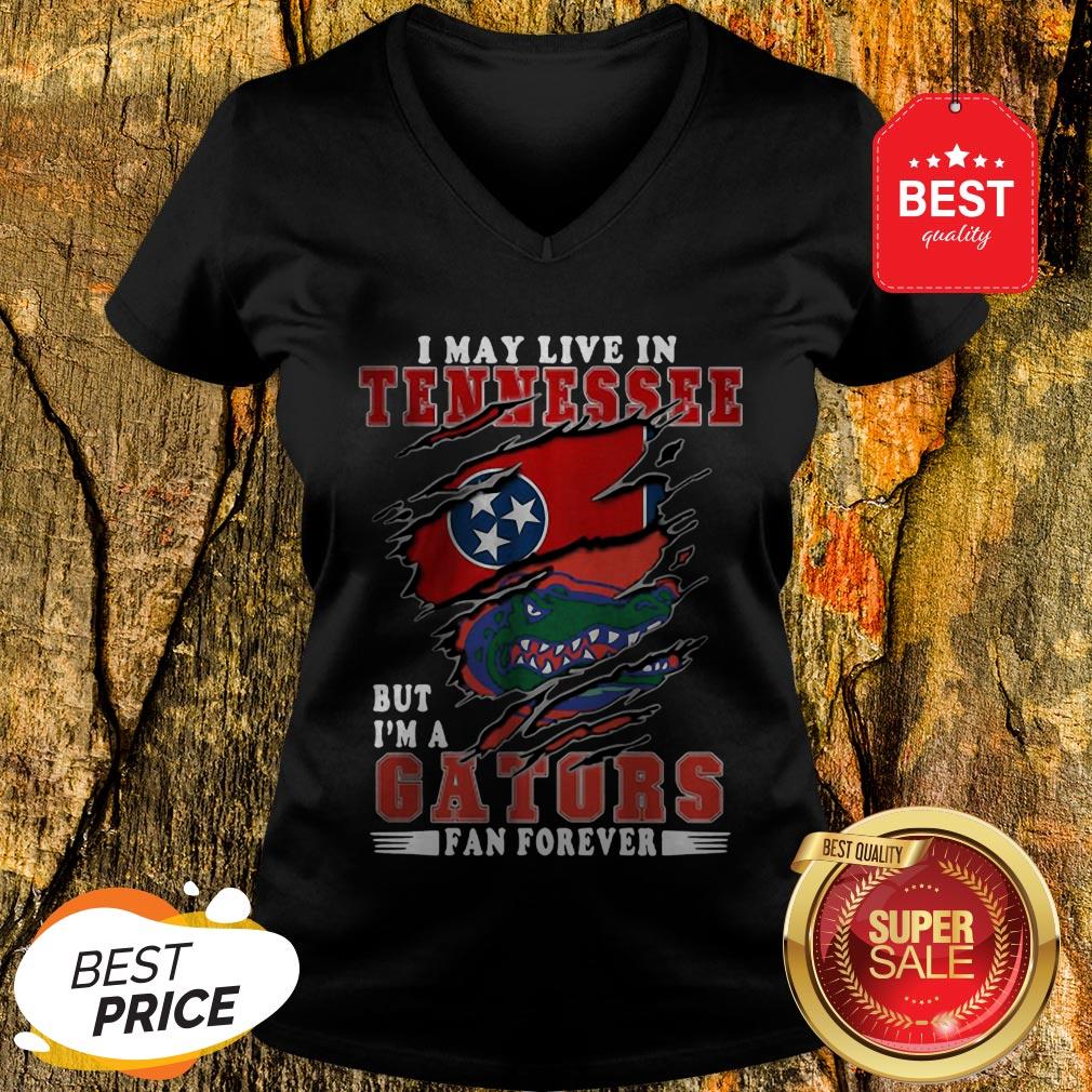 I May Live In Tennessee But I’m A Gators Fan Forever Shirt