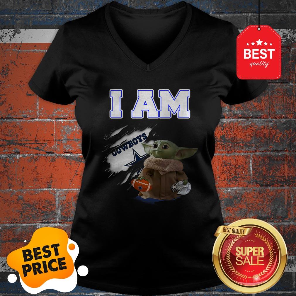 Official Baby Yoda I am Dallas Cowboys Inside Me Shirt