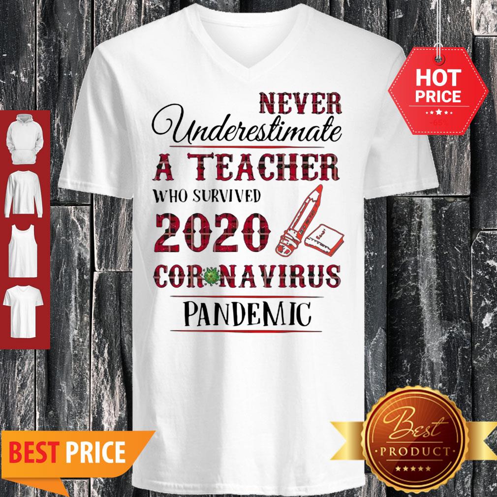Never Underestimate A Teacher Who Survived 2020 Coronavirus Pandemic Shirt