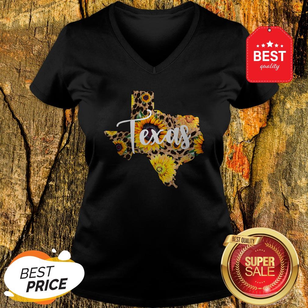 Official Texas Sunflower Wildflower State Map Shirt