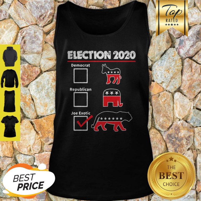 Election 2020 Democrat Republican Joe Exotic Tiger Shirt