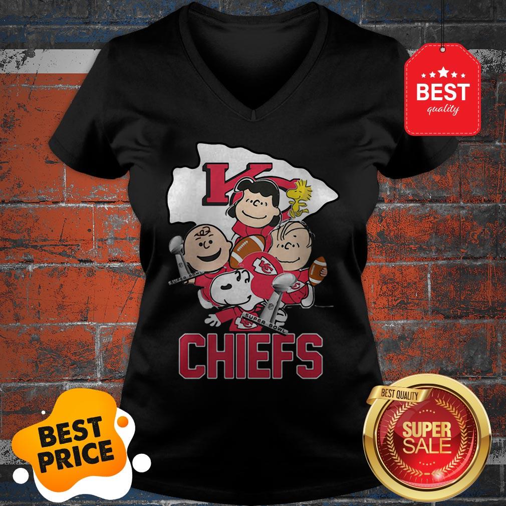 Official Snoopy Kansas City Chiefs Champion Peanuts Characters Shirt