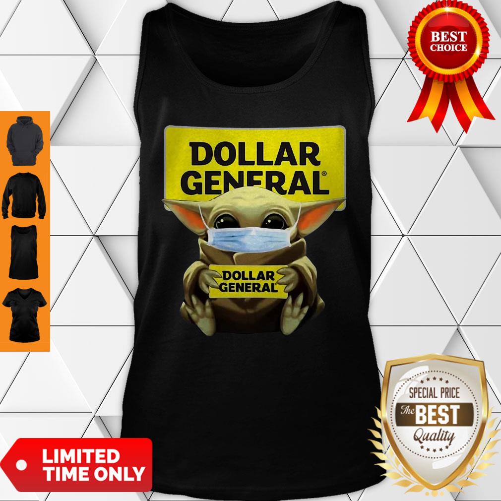 Baby Yoda Hug Dollar General Logo Star Wars Shirt