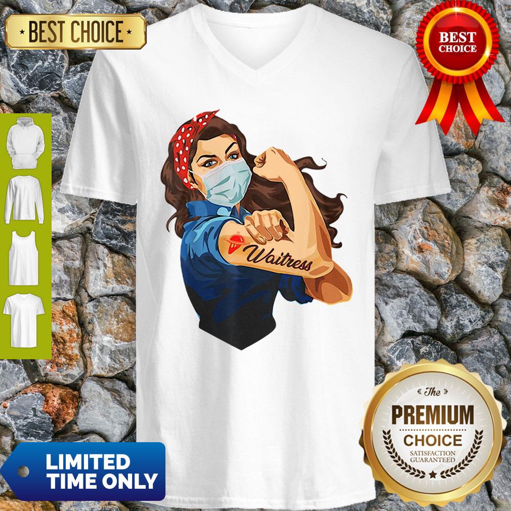 Official Strong Woman Tattoo Waitress Shirt