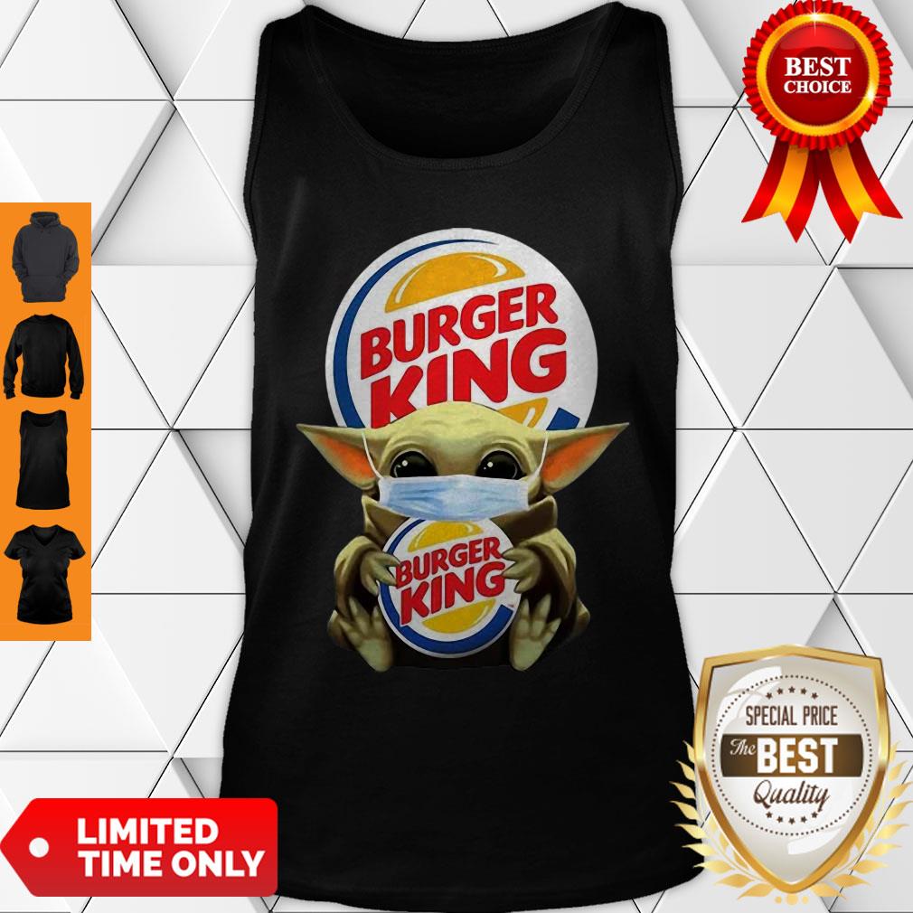 Star Wars Baby Yoda Mask Hug Burger King COVID-19 Shirt