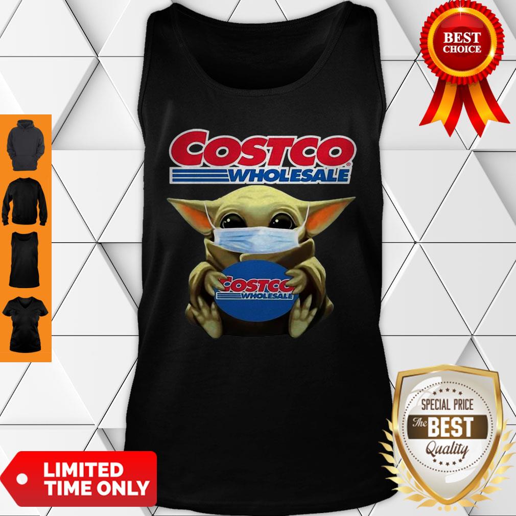 Star Wars Baby Yoda Mask Hug Costco Wholesale COVID-19 Shirt