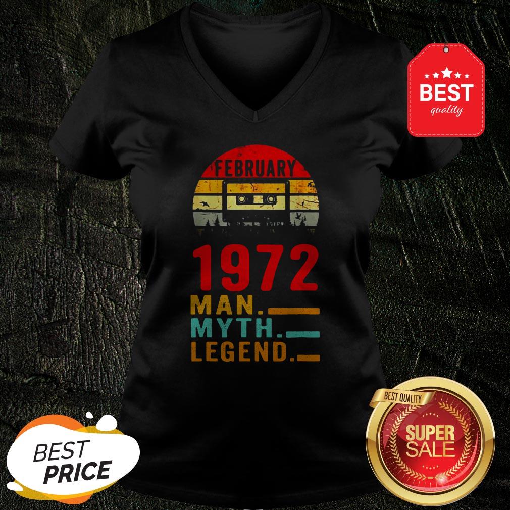Official February 1972 Man Myth Legend Shirt