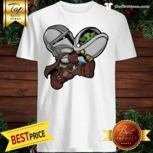 Bounty Bros – The Mandalorian Baby Yoda Kids Santa Shirt