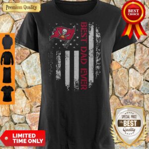 Funny Tampa Bay Buccaneers Best Dad Ever American Flag Shirt