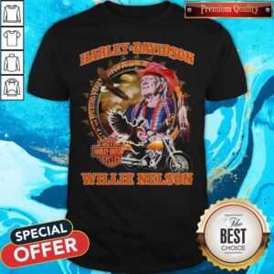 Pretty Harley Davidson Willie Nelson Shirt