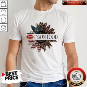 Funny Tyson Food The 4th Of July Sunflower American Flag Shirt