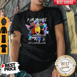 Paramore 15th Anniversary 2004-2019 Thank You For The Memories Shirt