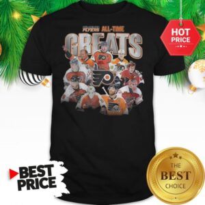 Official Philadelphia Flyers All-time Greats Signatures Shirt