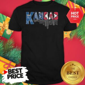 Kansas City Missouri Black Silhouette Skyline Art Shirt