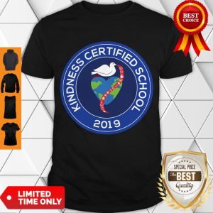 2019 Kindness Certified School Window Cling Shirt