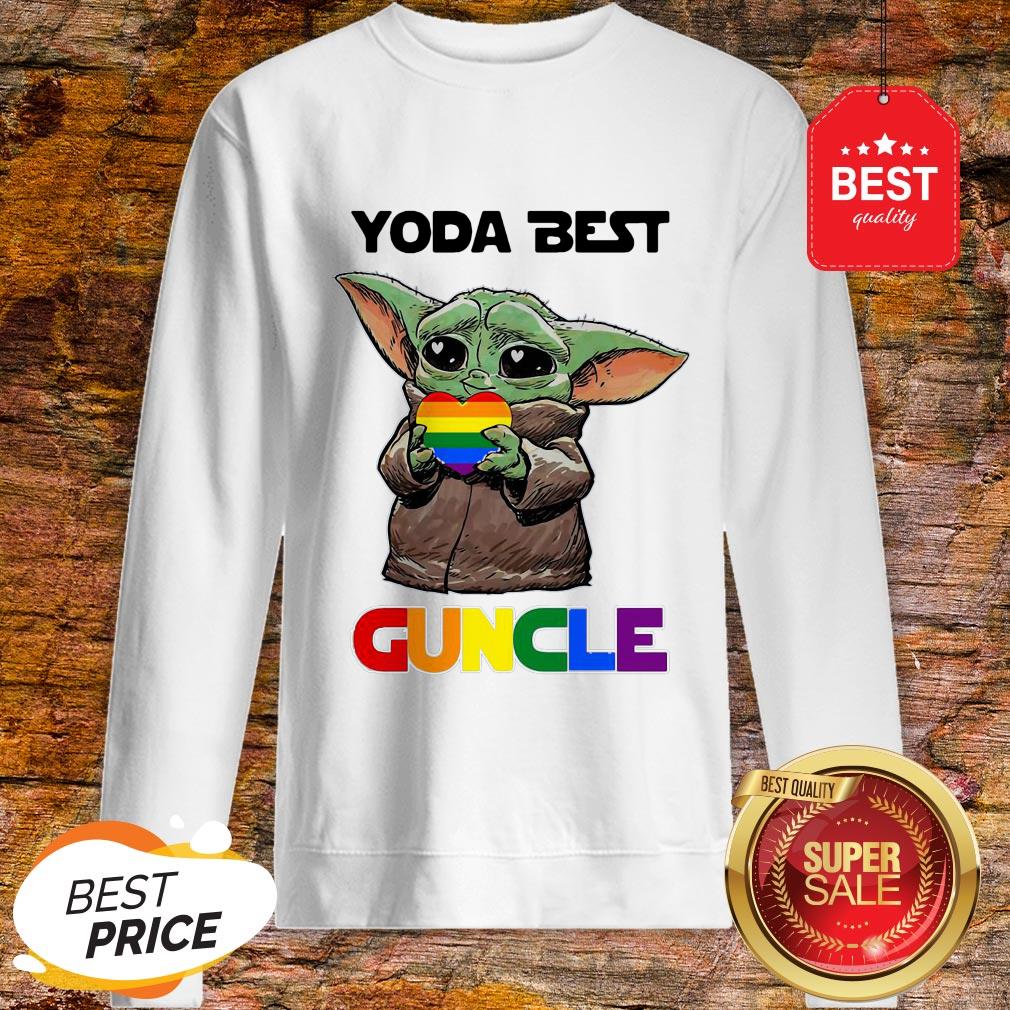 Official LGBT Baby Yoda Best Guncle Shirt