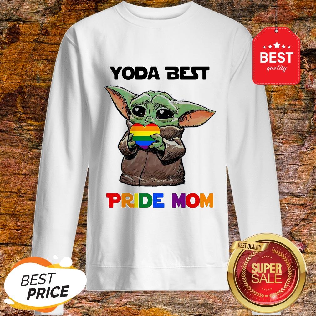 Official LGBT Baby Yoda Best Pride Mom Shirt