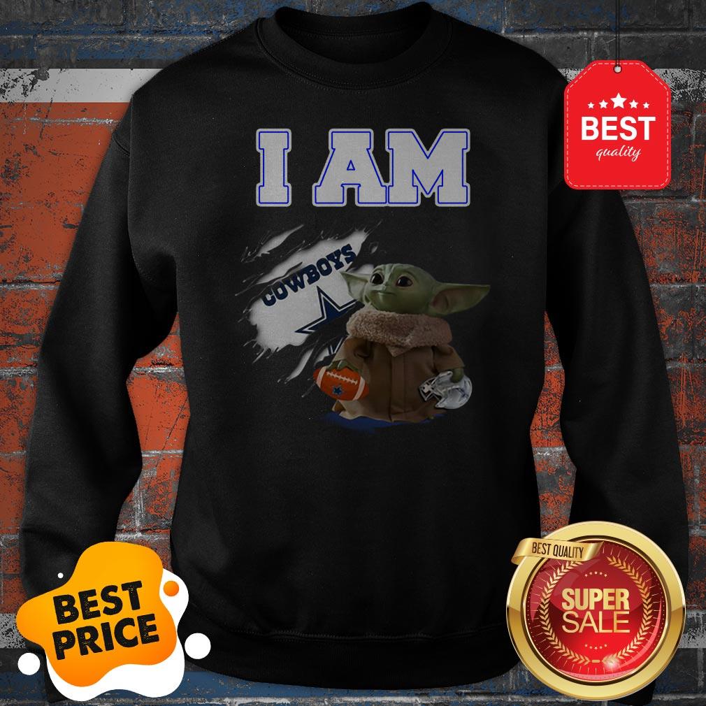 Official Baby Yoda I am Dallas Cowboys Inside Me Shirt
