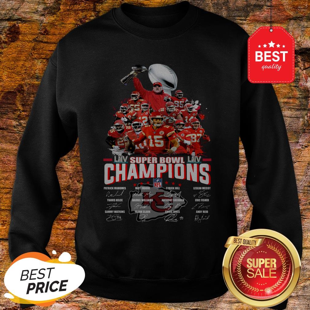 Official Kansas City Chiefs Super Bowl Champions Patrick Mahomes Signed Shirt
