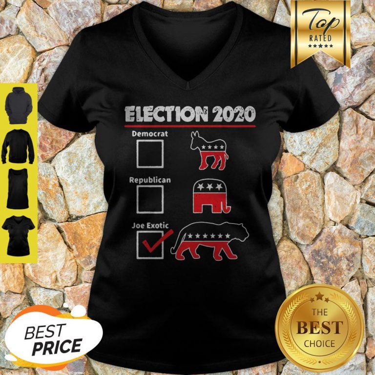 Election 2020 Democrat Republican Joe Exotic Tiger Shirt