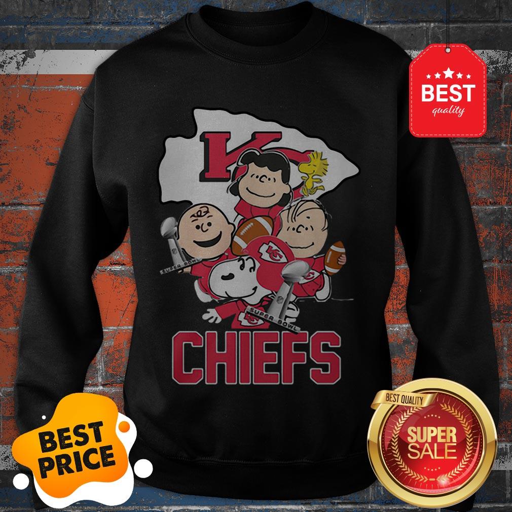 Official Snoopy Kansas City Chiefs Champion Peanuts Characters Shirt