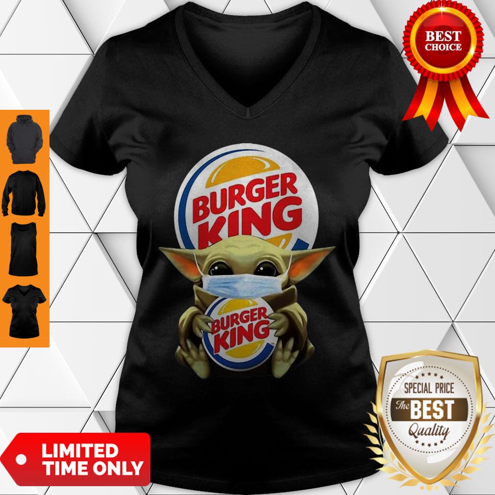 Star Wars Baby Yoda Mask Hug Burger King COVID-19 Shirt
