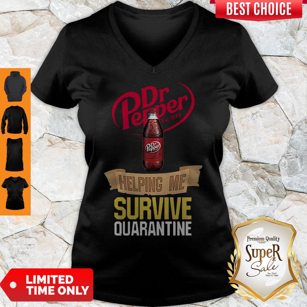 Dr Pepper Helping Me Survive Quarantine Coronavirus Shirt